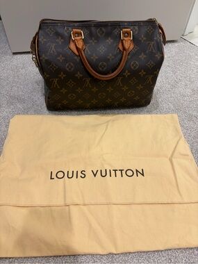 Louis Vuitton Brown Monogram Speedy 30